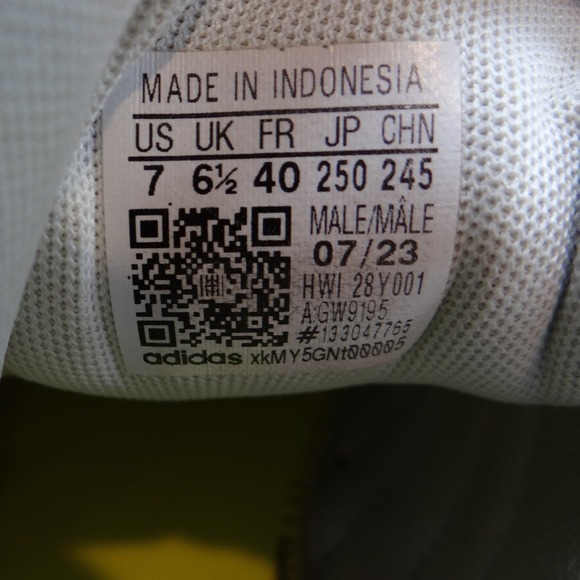 Adidas Grand Court 2.0 Shoes White Black Stripes Low Top Sneakers Mens Size 7 - Picture 6 of 7